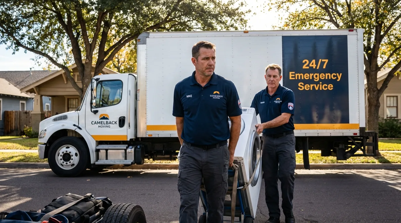 CamelBack Moving crew loading furniture in Twin City, GA