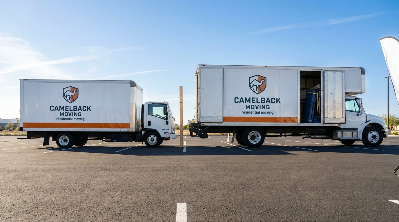 Moving truck size capacity guide in Twin City